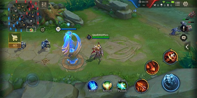 Vị trí đứng an toàn của Yorn đầu game